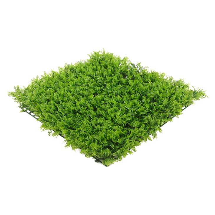 Artificial Boxwood Grass Green Panel For Wall Covering Decoration