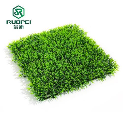 پلاسٹک گھاس پینل مصنوعی سبزے والے پودوں کے پینل